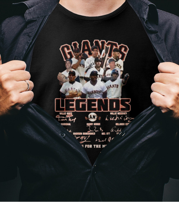 San Francisco Giants Legends Thank You For The Memories Signatures 2025 T-Shirt