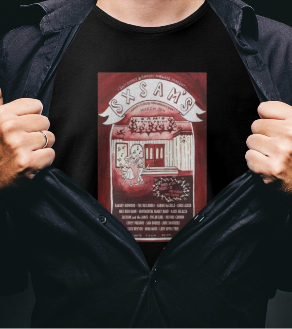 Sam Doores Ramsay Midwood SXSW 2025 SXSAM's Town Point March 15 Austin TX T-Shirt