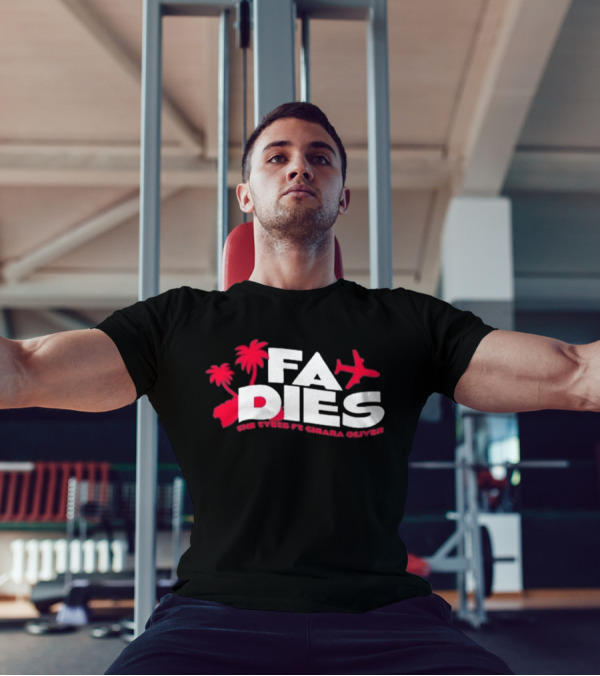 Fa Dies One Speed Ft. Chiara Oliver Palm Trees And Airplane T-Shirt