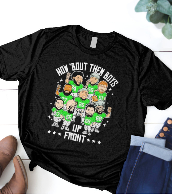 How Bout Them Boys Up Front Vintage Saquon Barkley Philadelphia Eagles NFL Football T-Shirt