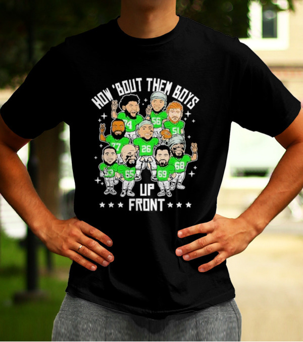 How Bout Them Boys Up Front Vintage Saquon Barkley Philadelphia Eagles NFL Football T-Shirt