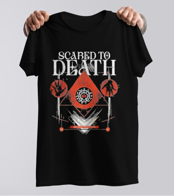 Scared To Death As Above So Below Illuminati Symbolism 2025 T-Shirt