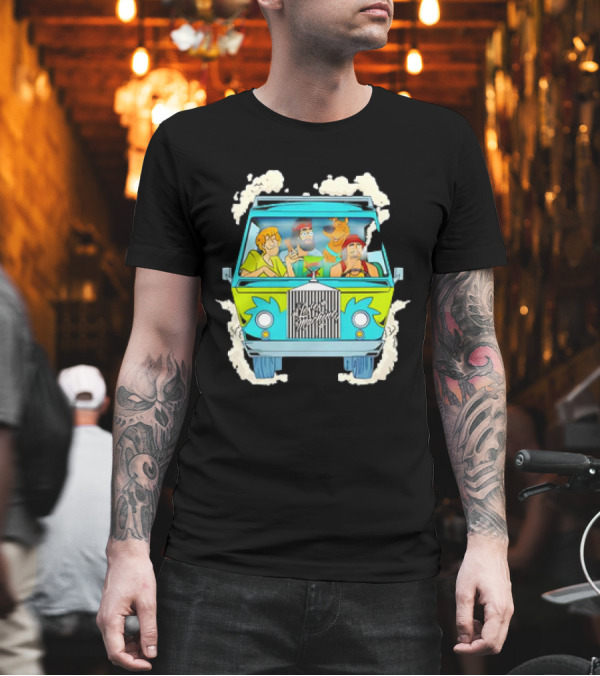 Scooby DOOBIE Doo Mystery Machine Vintage Smoke Adventure T-Shirt