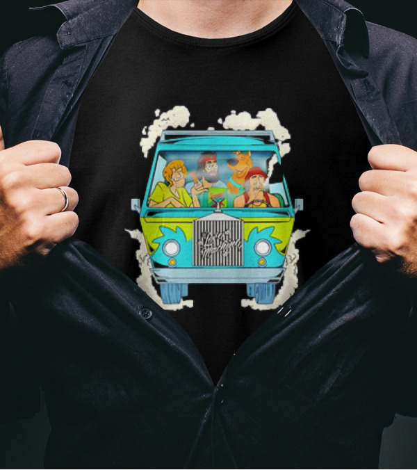 Scooby DOOBIE Doo Mystery Machine Vintage Smoke Adventure T-Shirt