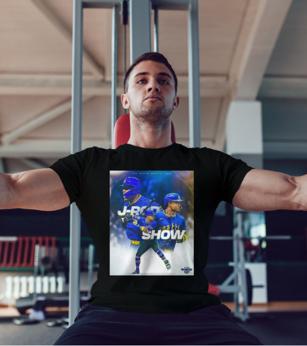 Seattle Mariners J-Rod Show 44 Days Until Opening Day 2023 T-Shirt