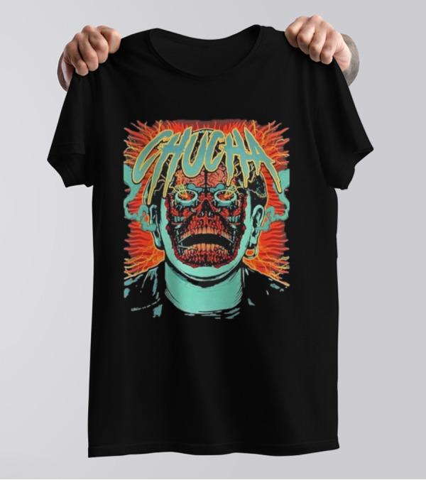 Chucha Zombie Art Face Explosion T-Shirt