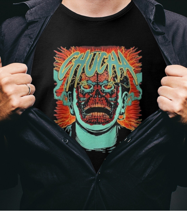 Chucha Zombie Art Face Explosion T-Shirt
