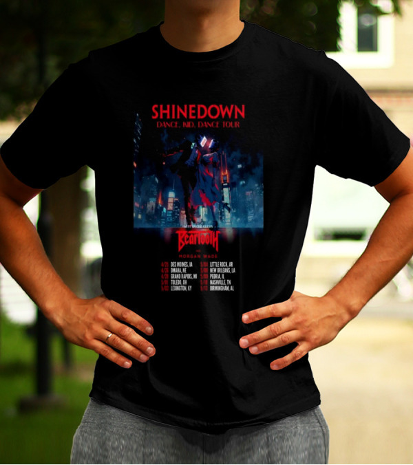 Shinedown Dance Kid Dance Tour 2025 New T-Shirt