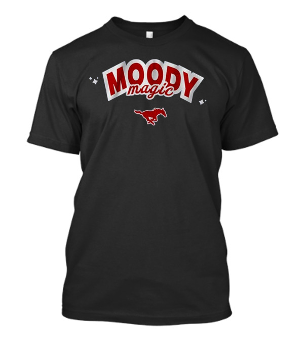Moody Magic SMU Volleyball Mustang Icon T-Shirt