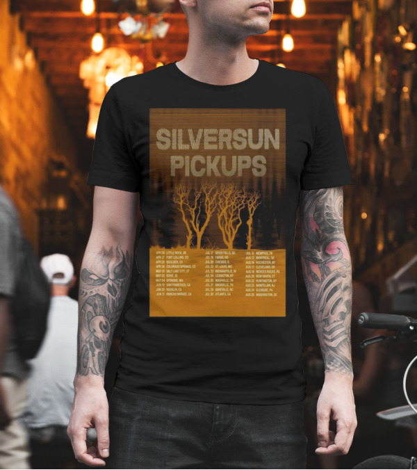 Silversun Pickups 2025 Tour Dates Little Rock Boise Nashville Washington T-Shirt