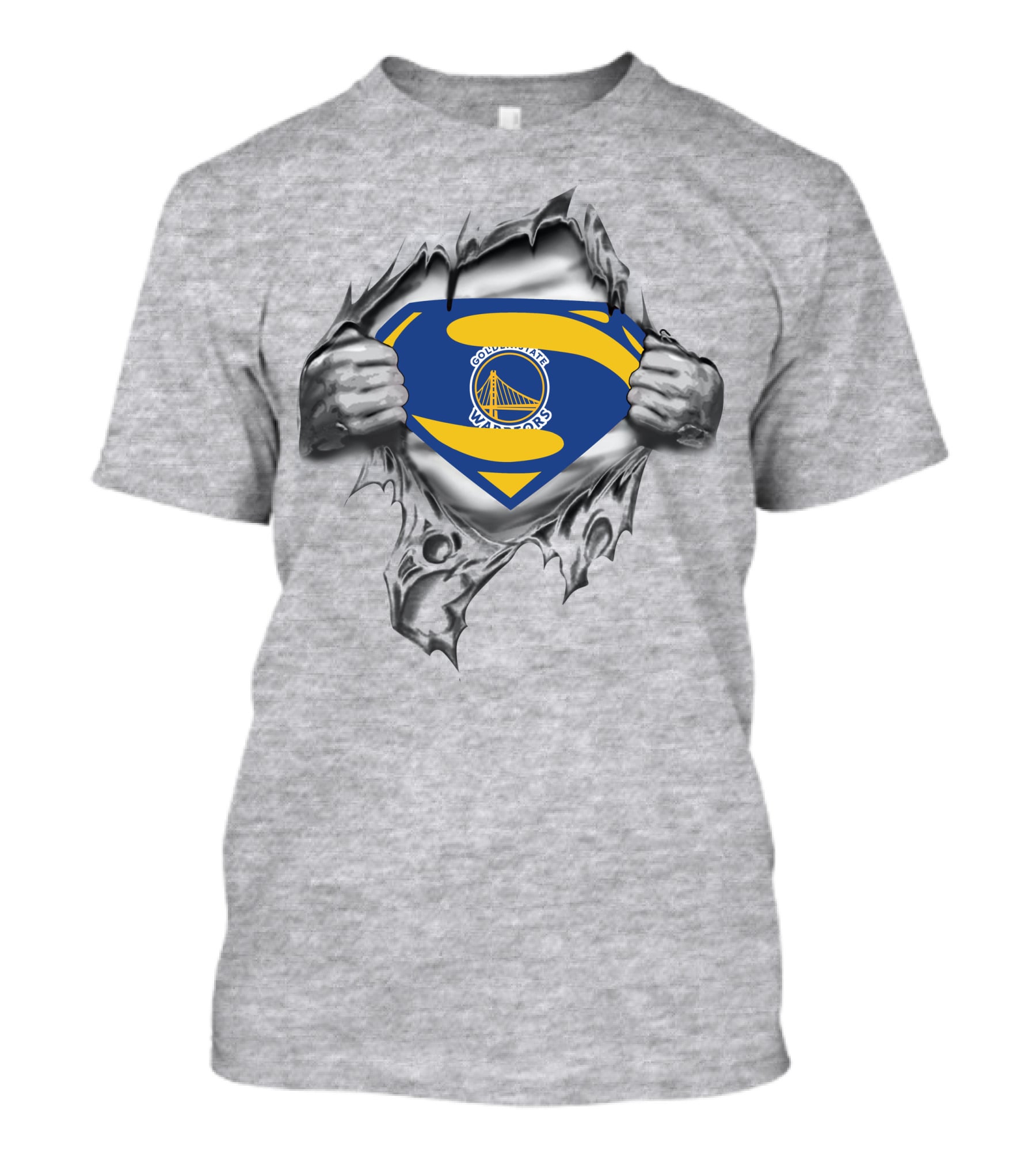 Golden State Warriors Superman Logo Emblem T-Shirt