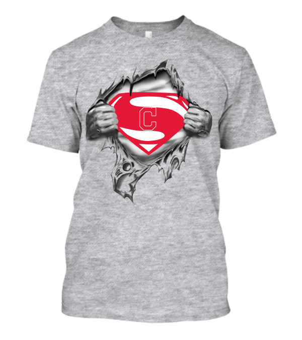 Cleveland Indians Super Man T-Shirt