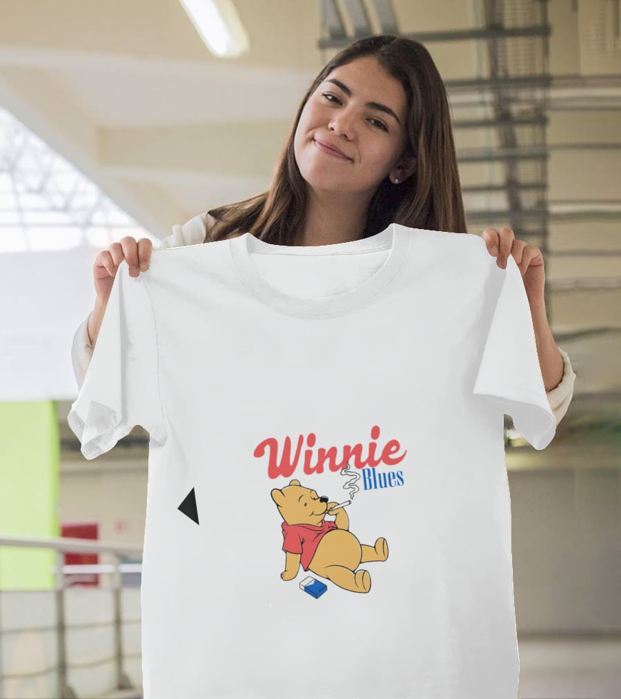 Winnie Blues Smoking Pooh T-Shirt
