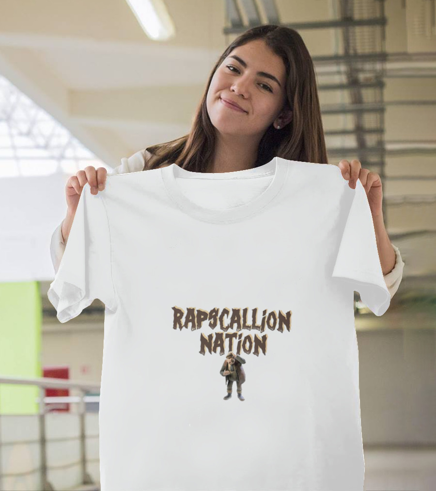 RAPSCALLION NATION Medieval Warrior Character T-Shirt