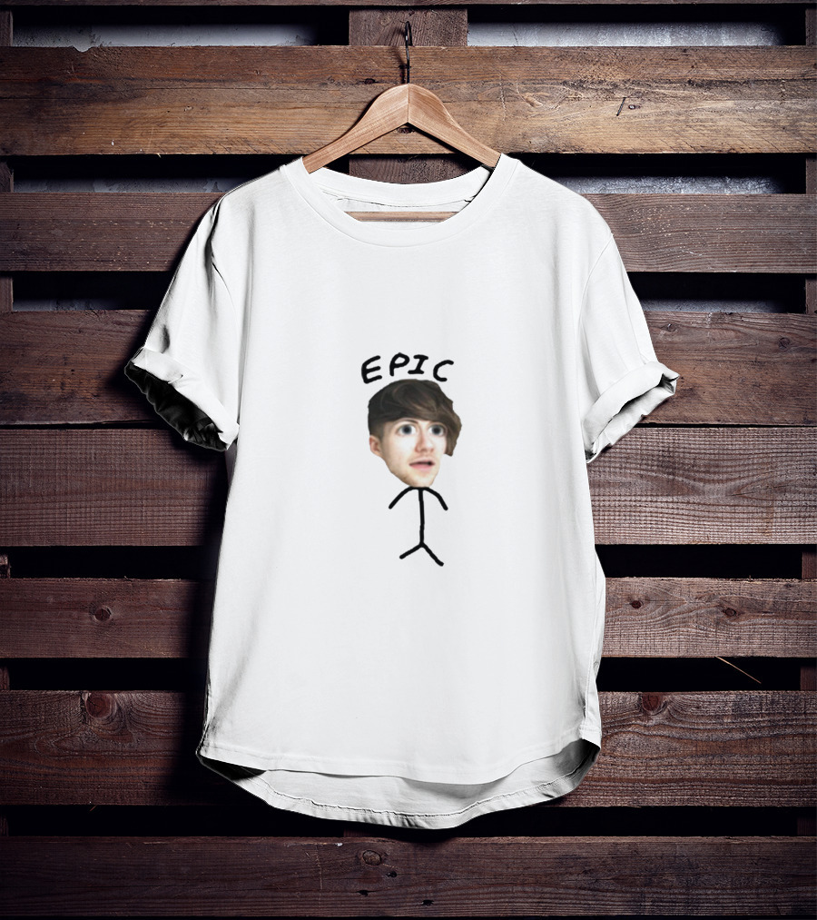 Epic Robertidk Stick Figure Character The Dumbest T-Shirt