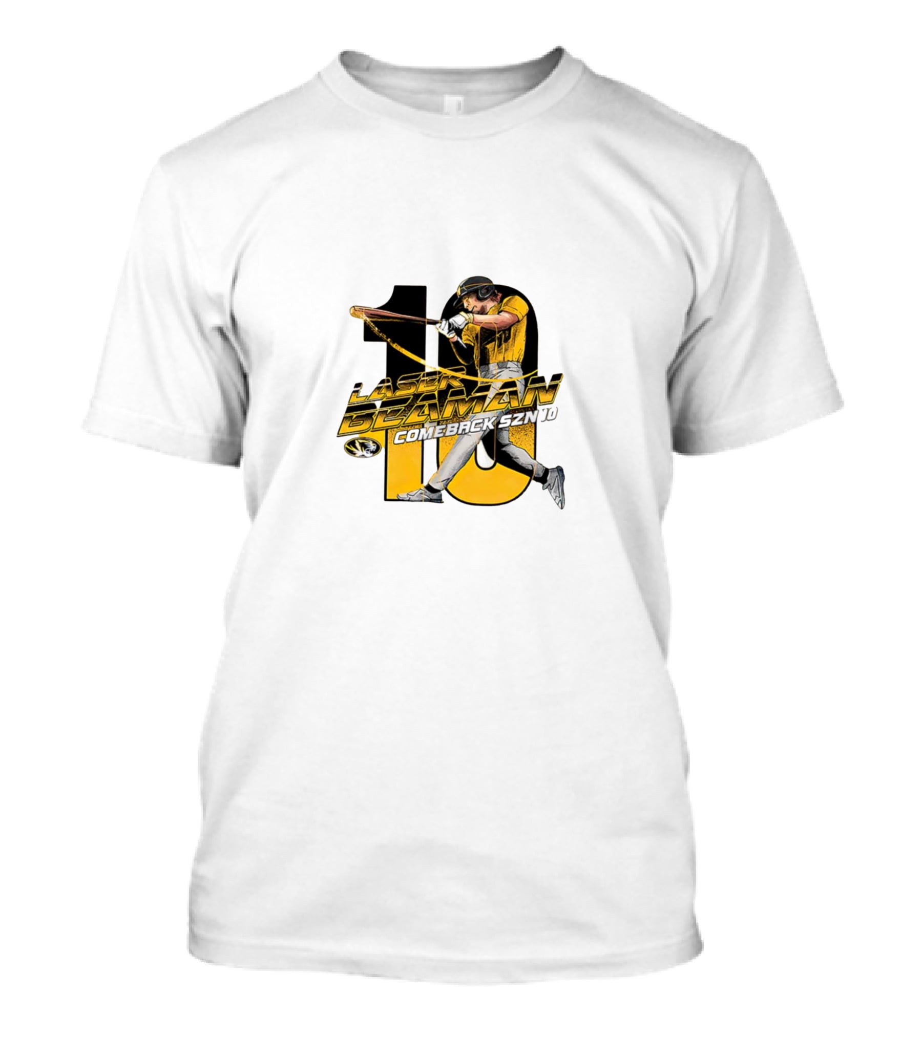 Laser Beaman Comeback SZN Missouri Baseball T-Shirt