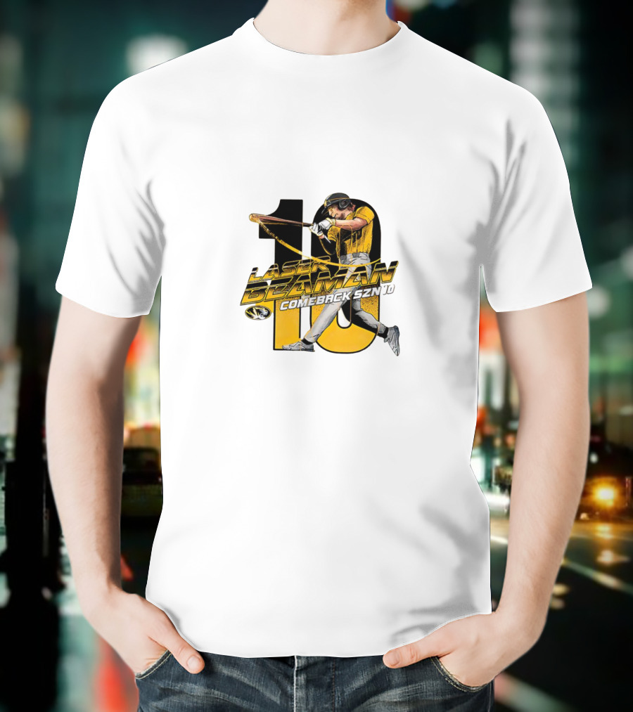 Laser Beaman Comeback SZN Missouri Baseball T-Shirt