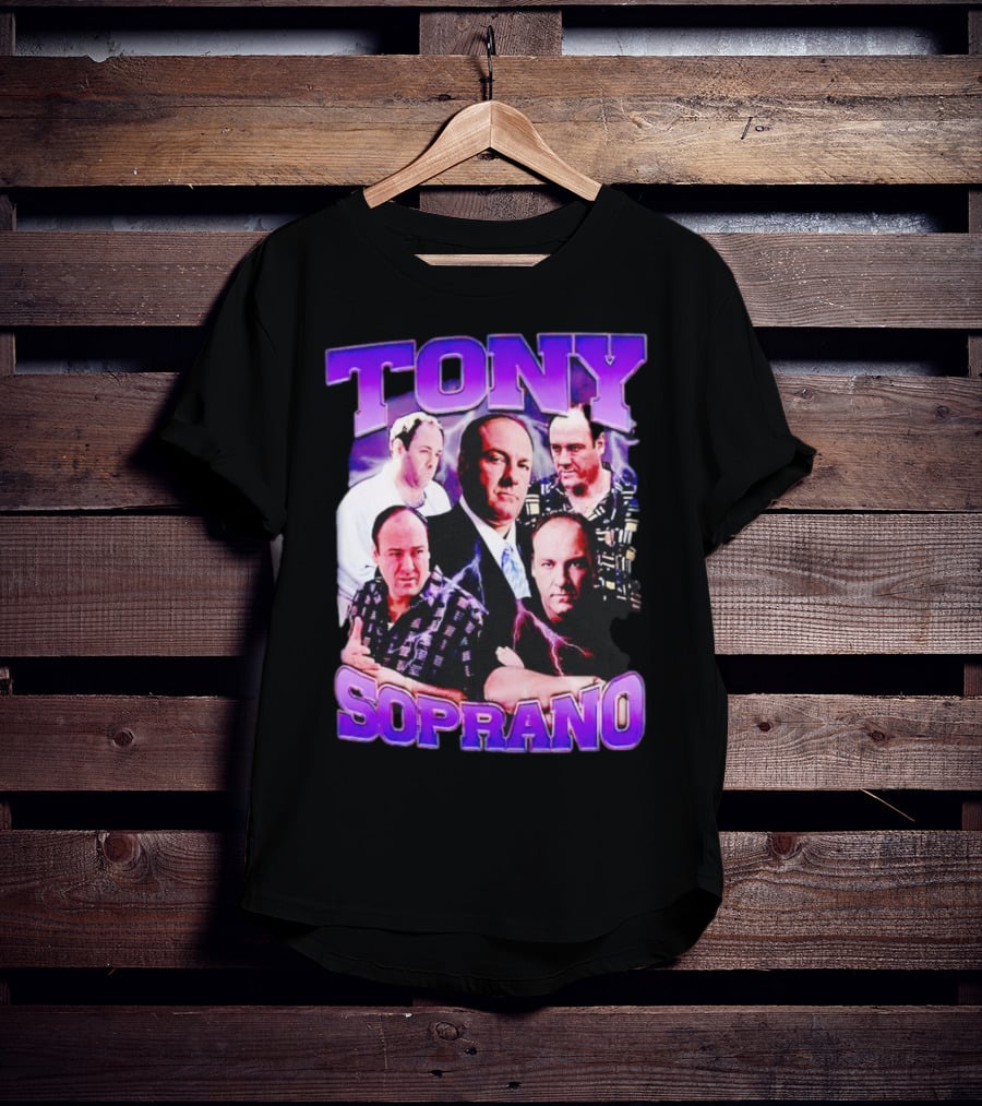 Tony Soprano The Sopranos Character Collage T-Shirt