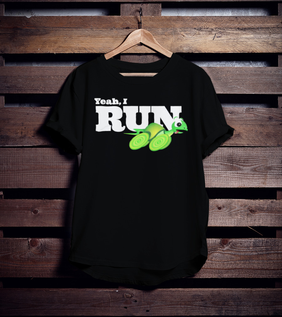 Turtle Yeah I Run Racing Green Run T-Shirt