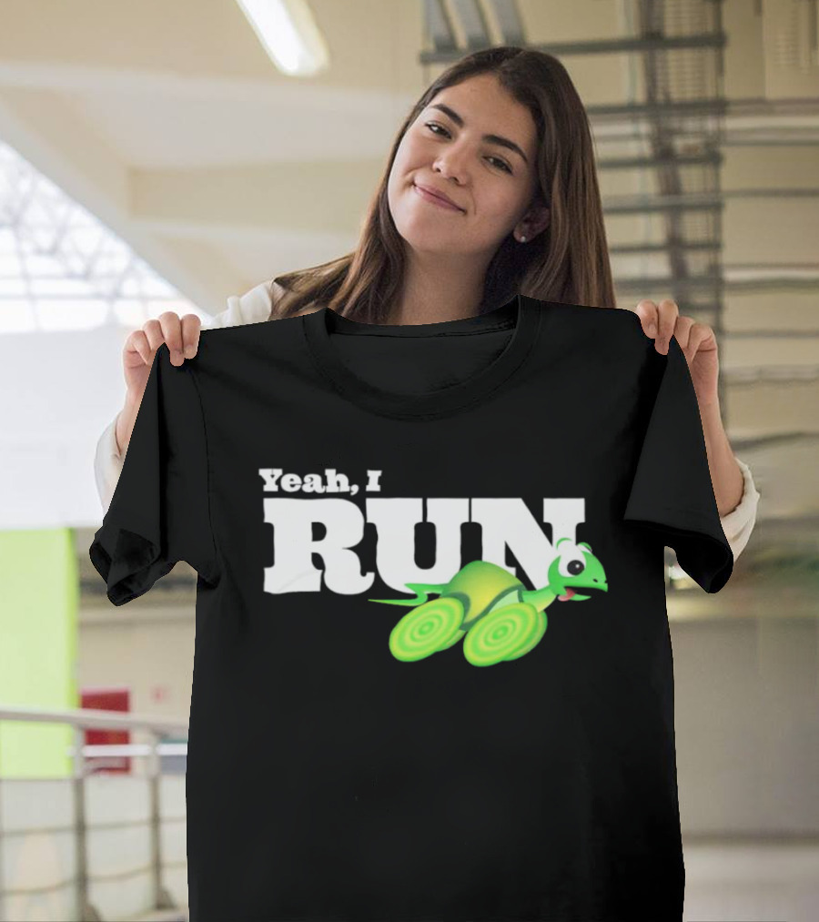 Turtle Yeah I Run Racing Green Run T-Shirt