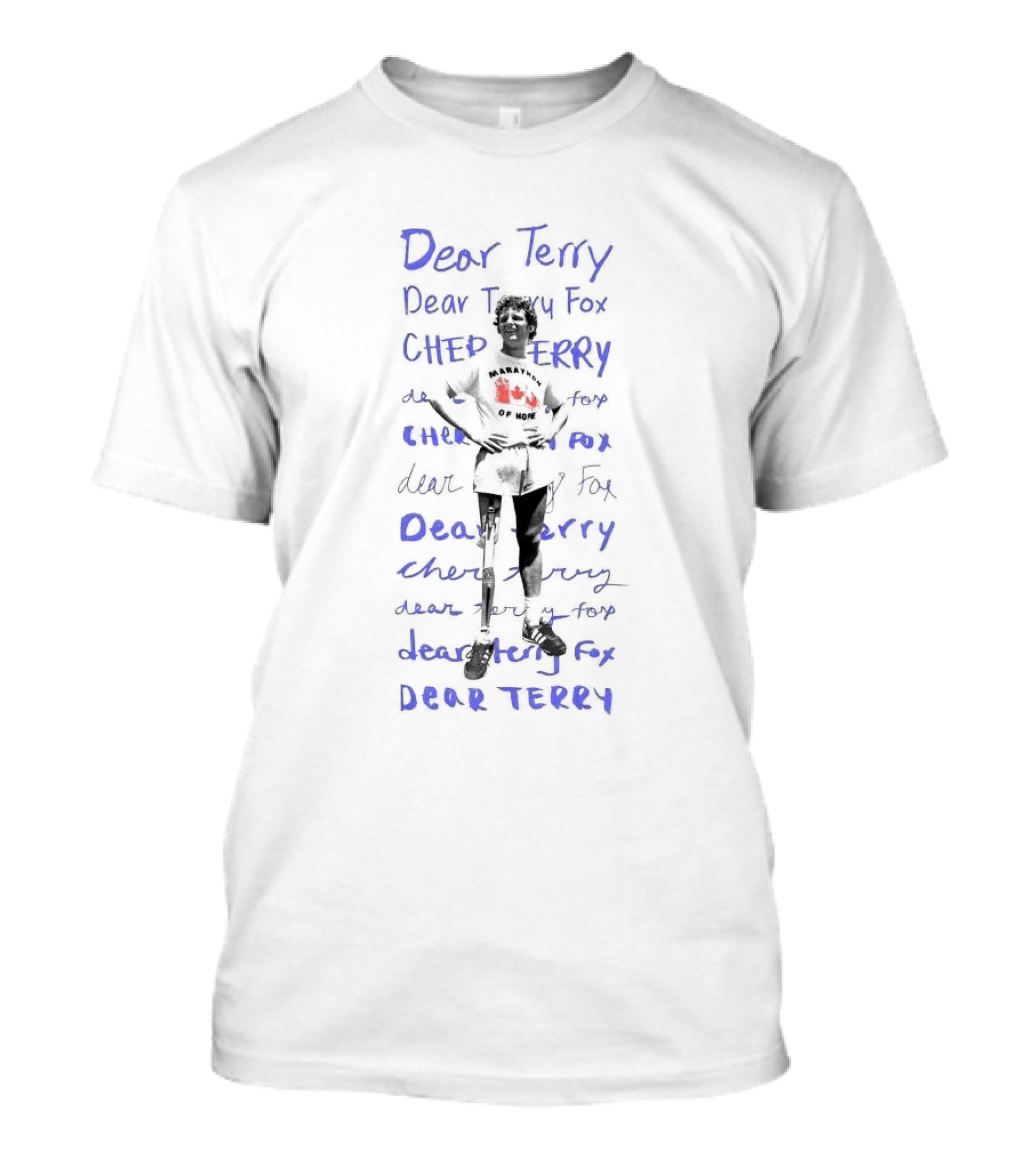 Marathon Of Hope Canada Dear Terry Fox Iconic T-Shirt