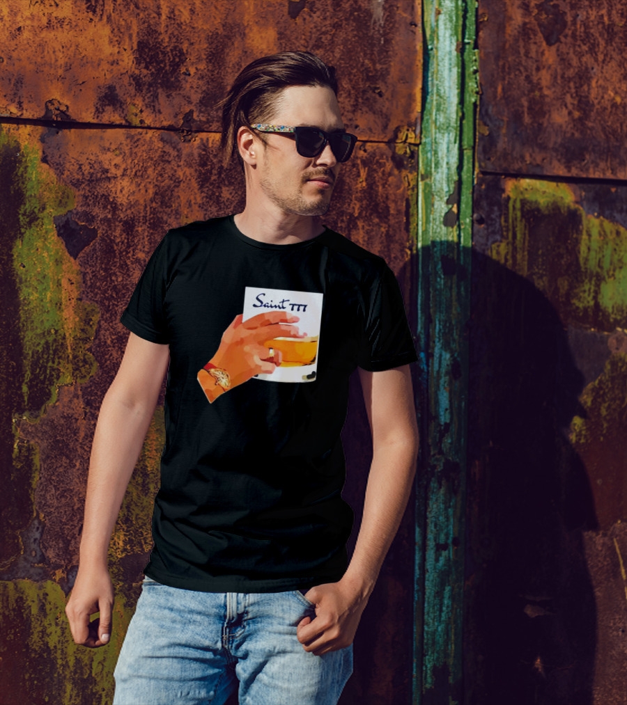 Saint 777 Whiskey Hand Watch T-Shirt