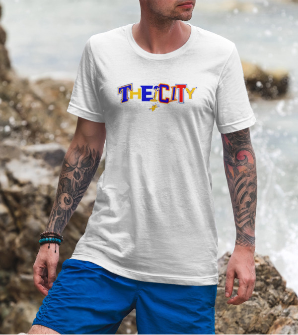 The City Golden Standard Mixed Font Basketball T-Shirt