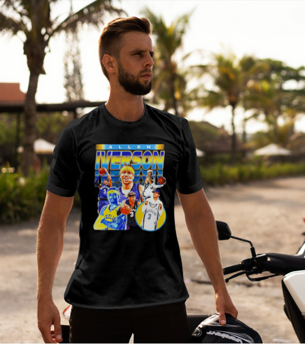 Allen Iverson Grizzlies Basketball Player Highlights T-Shirt