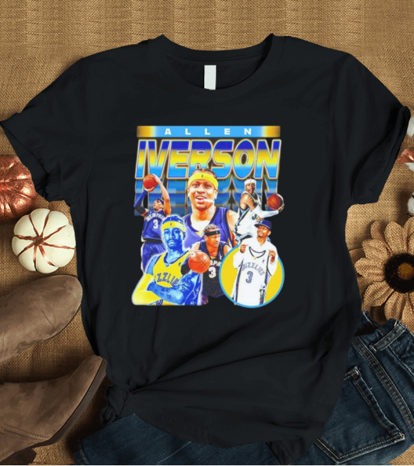 Allen Iverson Grizzlies Basketball Player Highlights T-Shirt