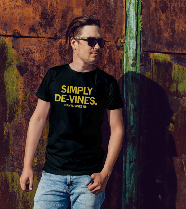 Diante Vines Simply De-Vines Football Edition T-Shirt