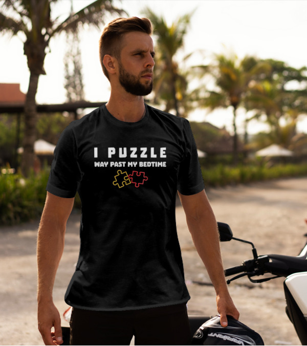 I Puzzle Way Past My Bedtime Puzzle Pieces T-Shirt