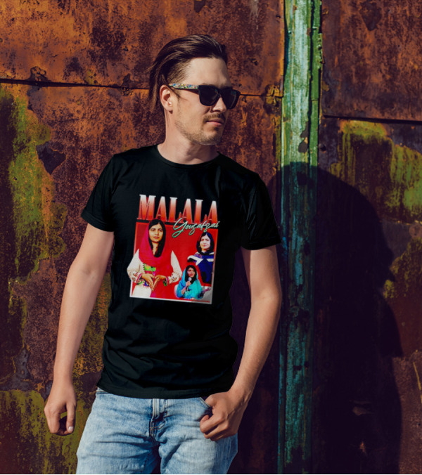 Malala Yousafzai Inspirational Collage T-Shirt