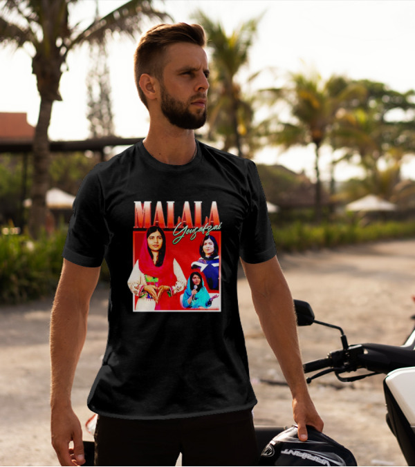 Malala Yousafzai Inspirational Collage T-Shirt