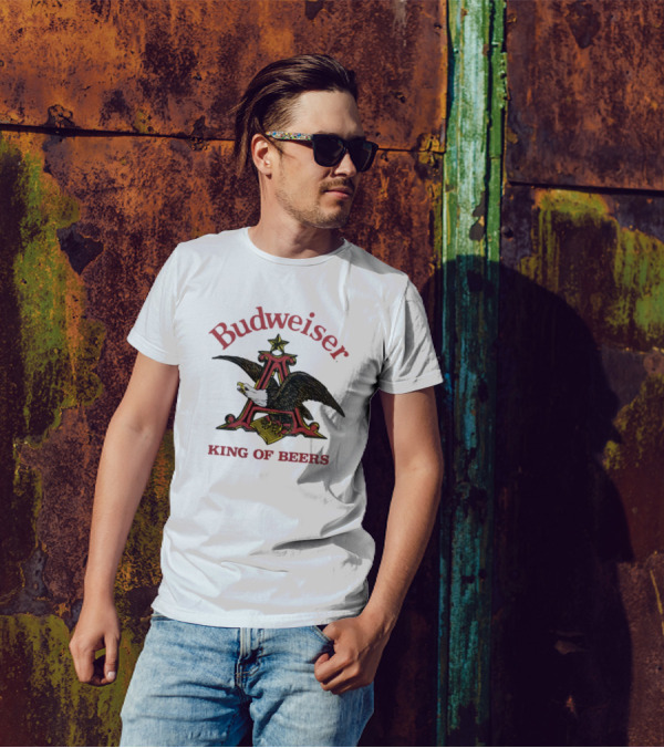 Budweiser King Of Beers Eagle Logo Iconic T-Shirt
