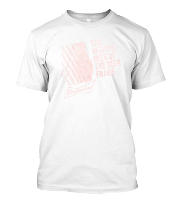 Budweiser Bowling Beer Frame Official Beer T-Shirt