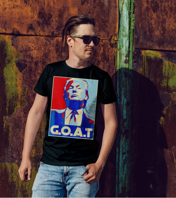 Donald Trump G.O.A.T Pop T-Shirt