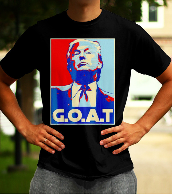Donald Trump G.O.A.T Pop T-Shirt