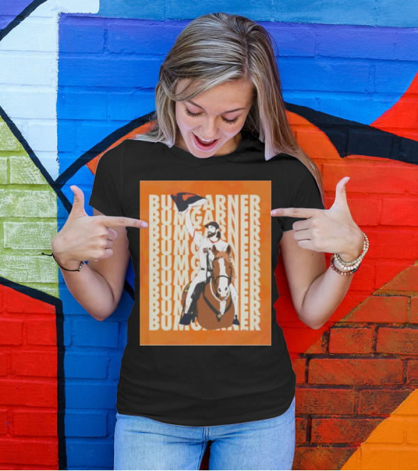 Bumgarner Riding Horse Giants Baseball Victory T-Shirt