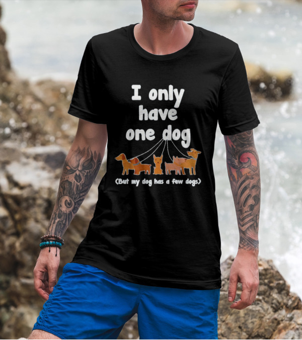 I Only Have One Dog But My Dog Has A Few Dogs T-Shirt