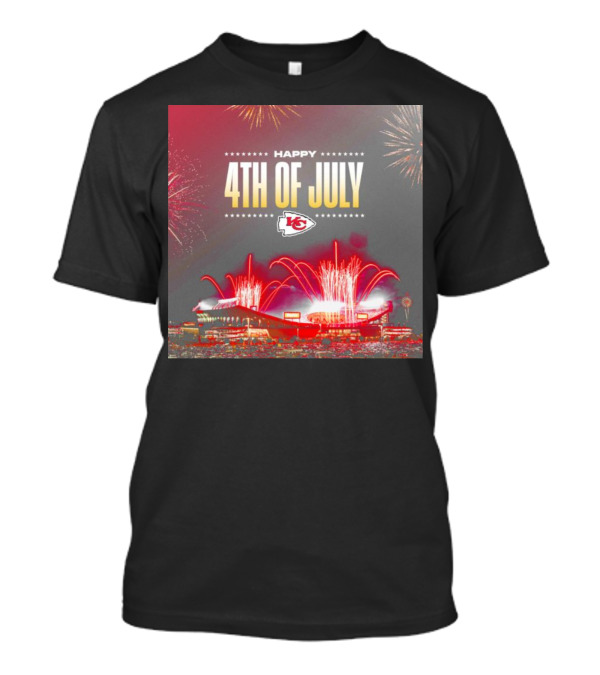 Happy 4th Of July Kansas City Chiefs Fireworks T-Shirt