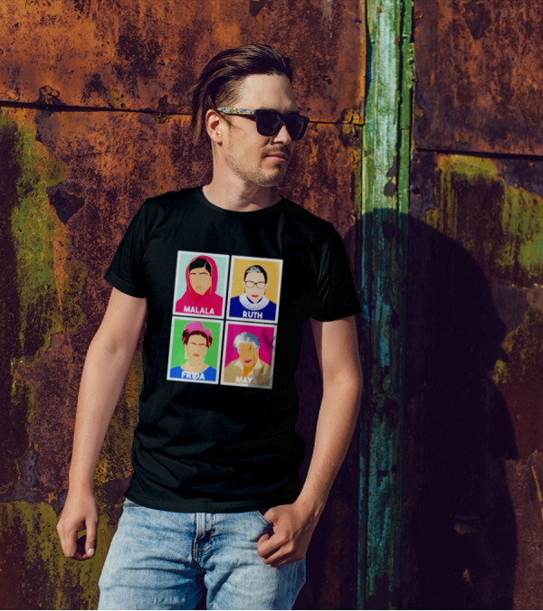 Malala Ruth Frida Maya Icons Of Strength And Influence T-Shirt