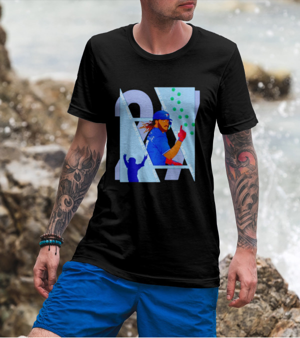 Vladimir Guerrero Jr. Plakata 27 Toronto Baseball Power T-Shirt