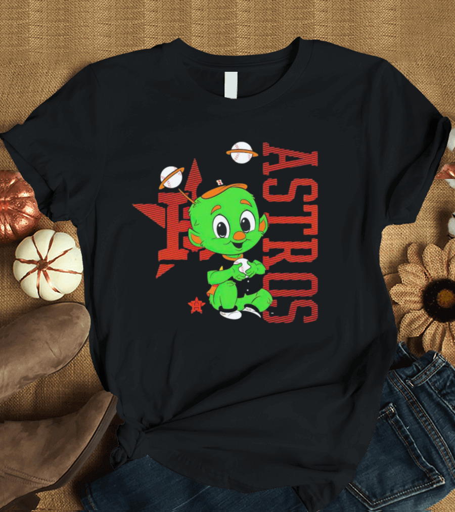 Houston Astros Orbit Mascot Infant Baseball Character T-Shirt