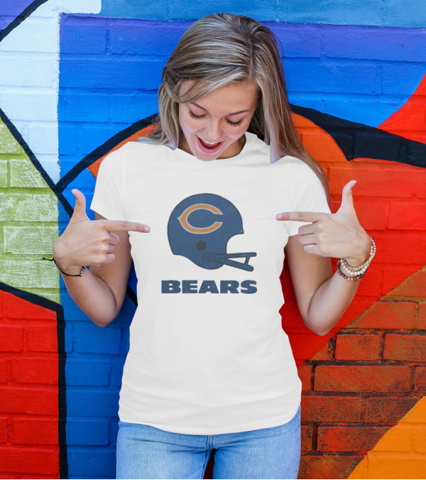 Chicago Bears Helmet Iconic T-Shirt