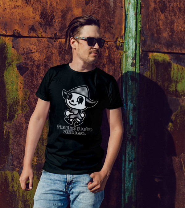 Animal Crossing Inspired 'I’m Glad You’re Still Here' Villager T-Shirt