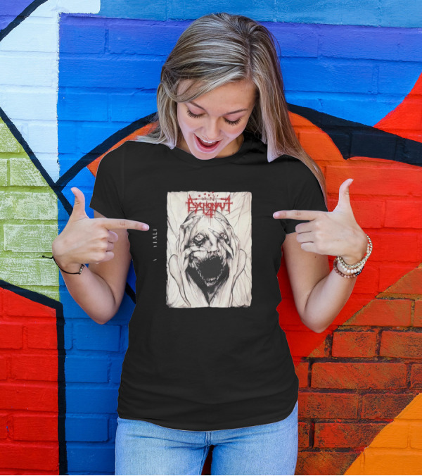Psychonaut 4 Band Disturbed Face Artwork V Diali T-Shirt