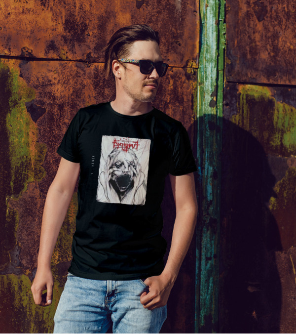 Psychonaut 4 Band Disturbed Face Artwork V Diali T-Shirt