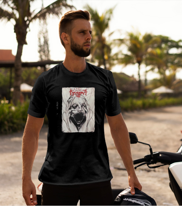 Psychonaut 4 Band Disturbed Face Artwork V Diali T-Shirt