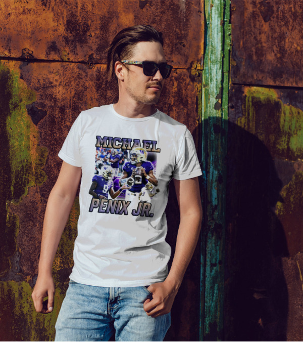 Michael Penix Jr. Washington Huskies Quarterback Football Player T-Shirt