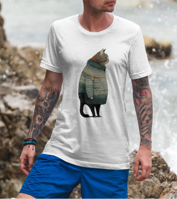 Winter Cat Cozy T-Shirt